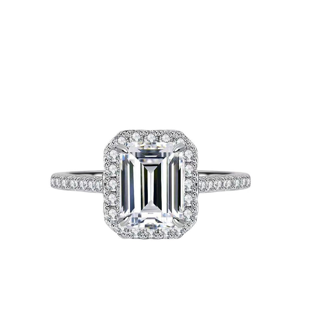 Ornament Niche Zircon Ring