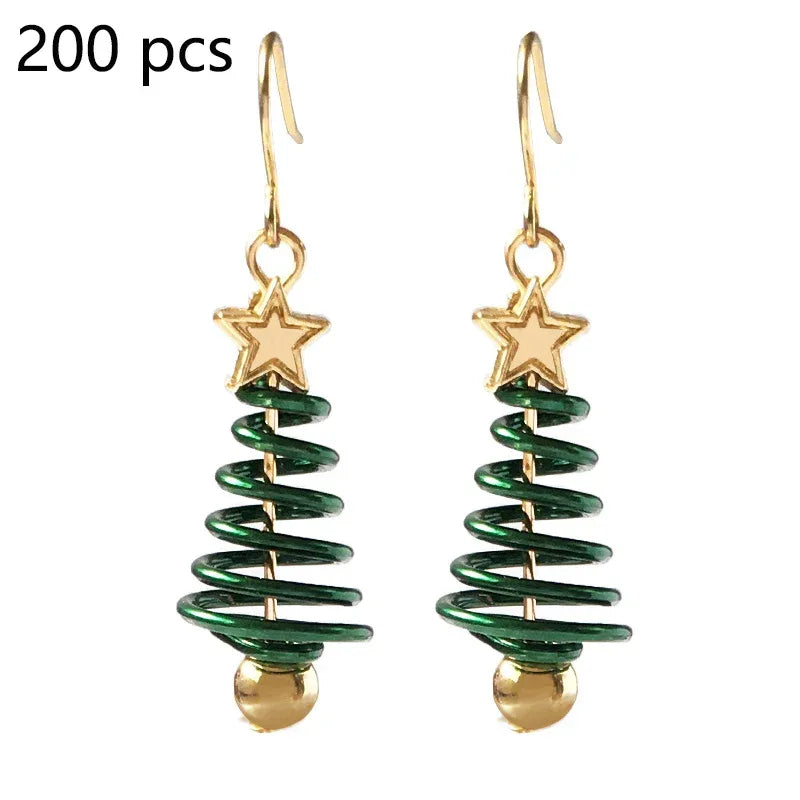 Christmas Earrings Tree Star DIY Earrings - Viexta
