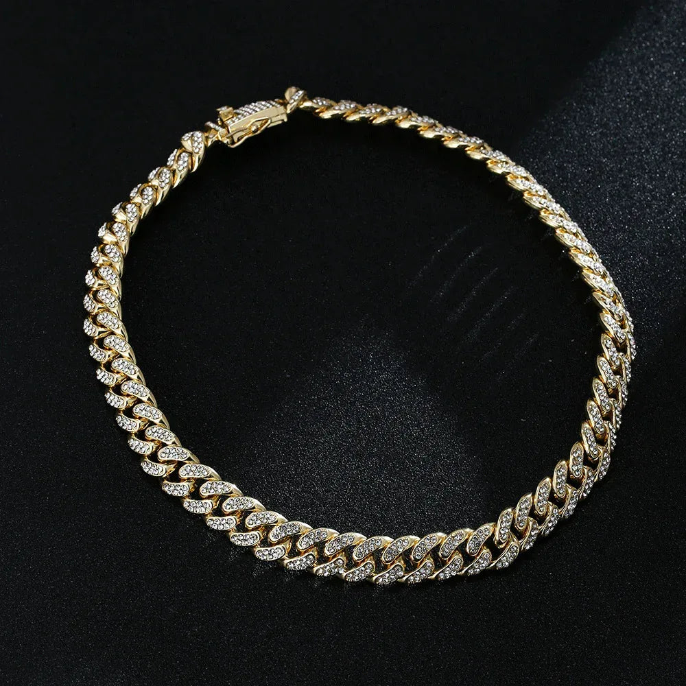 diamond-inlaid-necklace - Viexta