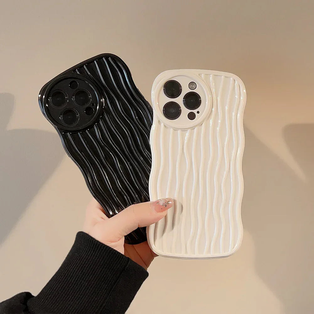 Wave Water Pattern Drop-resistant iPhone Case - Viexta