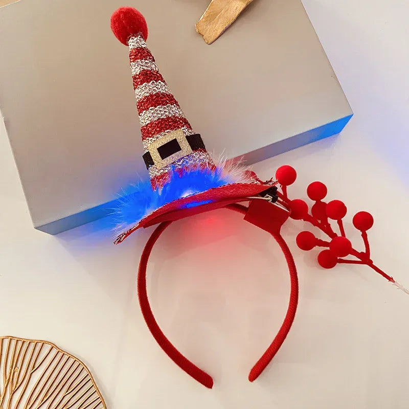 Christmas With Light Headband Snowflake - Viexta