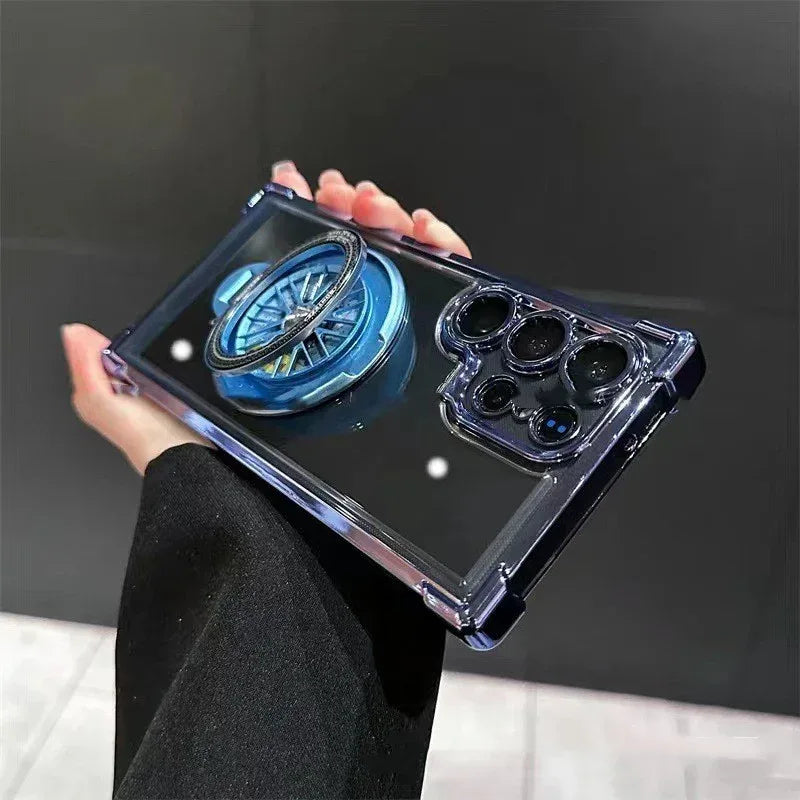 Decompression Gyro Magnetic Samsung S Series Phone Case - Viexta