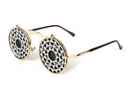Men's Casual Retro Metal Punk Steam Flip Sunglasses - Viexta