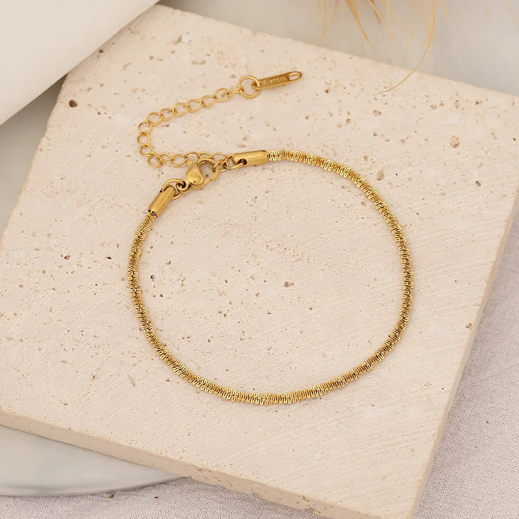 Stainless Steel Chain Niche Bracelet - Viexta