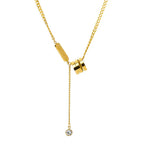 Heart Shaped Titanium Steel Necklace - Viexta