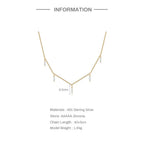 Twin Horse Eye Clavicle Necklace - Viexta