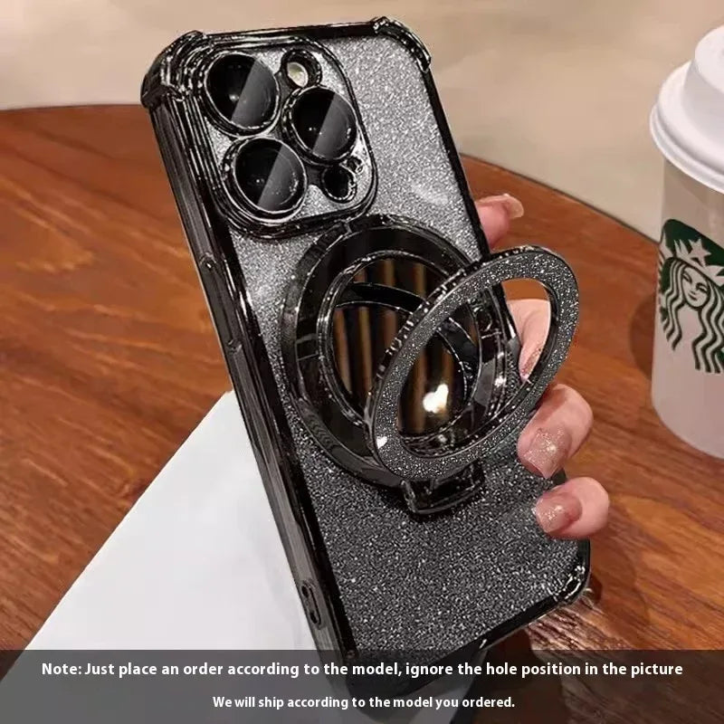 Glitter Folding Bracket iPhone case - Viexta