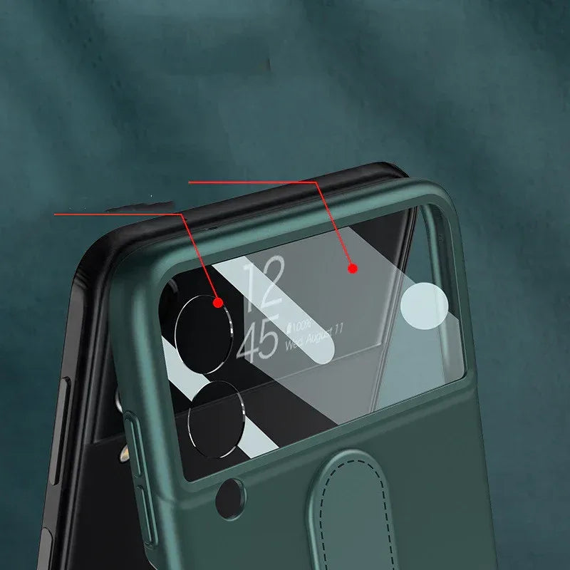 Samsung Galaxy Z Flip3 Phone Case with Ring - Viexta