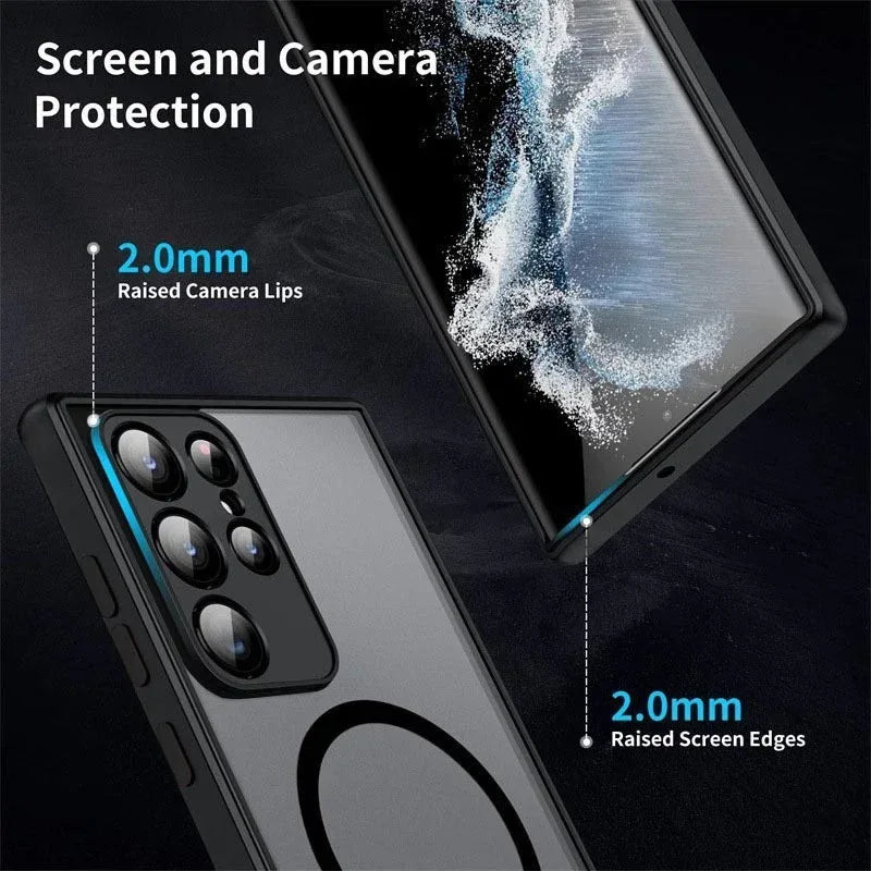 S24 Phone Case Magnetic Suction Case - Viexta