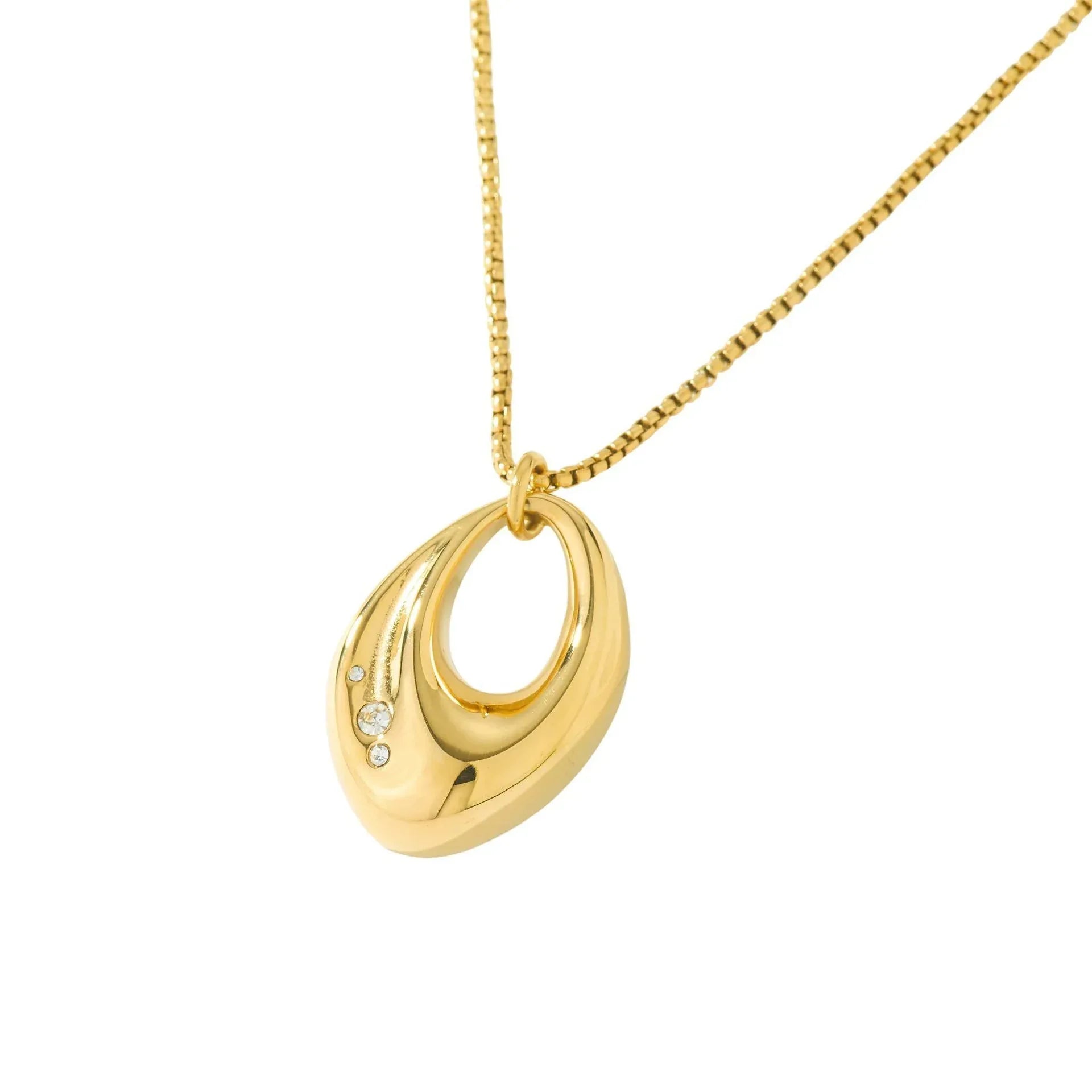 Ornament Stainless Steel Necklace - Viexta