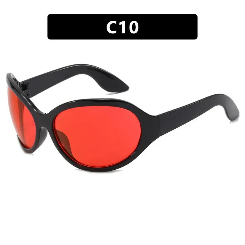 Large Rim Exaggerated Internet-famous Sunglasses - Viexta