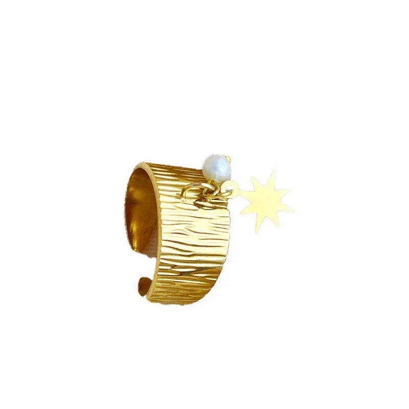 Stainless Steel 18K Gold Plating Ring - Viexta