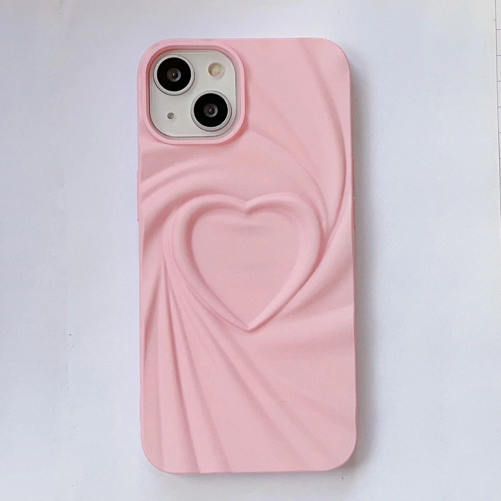 Creative Pleated Love Phone Case - Viexta