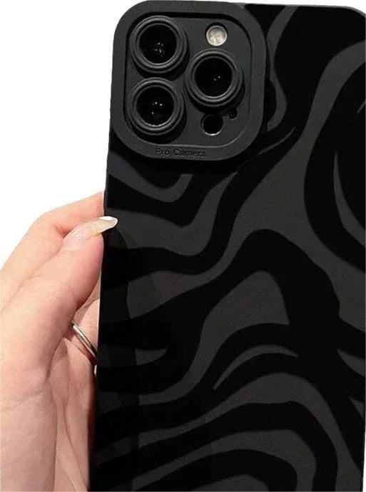 Black Striped Pupil iPhone Case - Viexta
