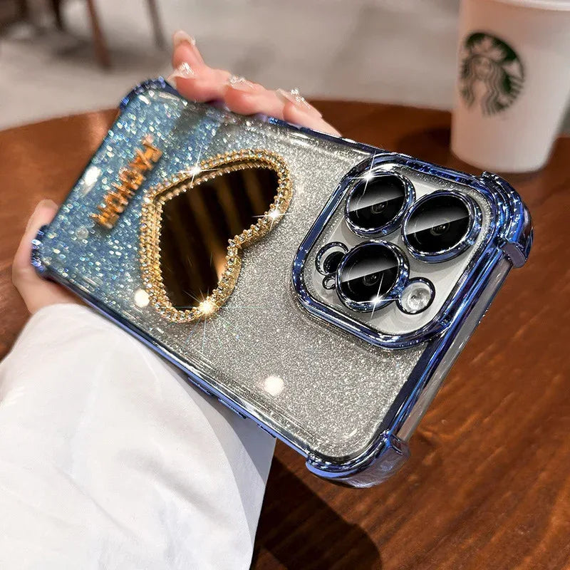 Drop-resistant Mirror Luxury iPhone case - Viexta