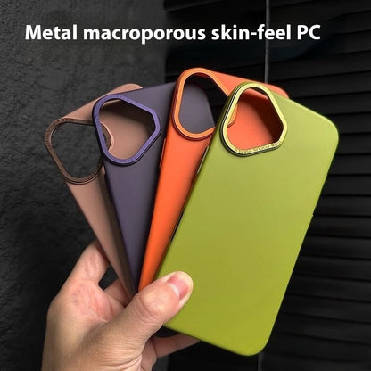 Metal Large Hole Ultra-thin Frosted iPhone Case