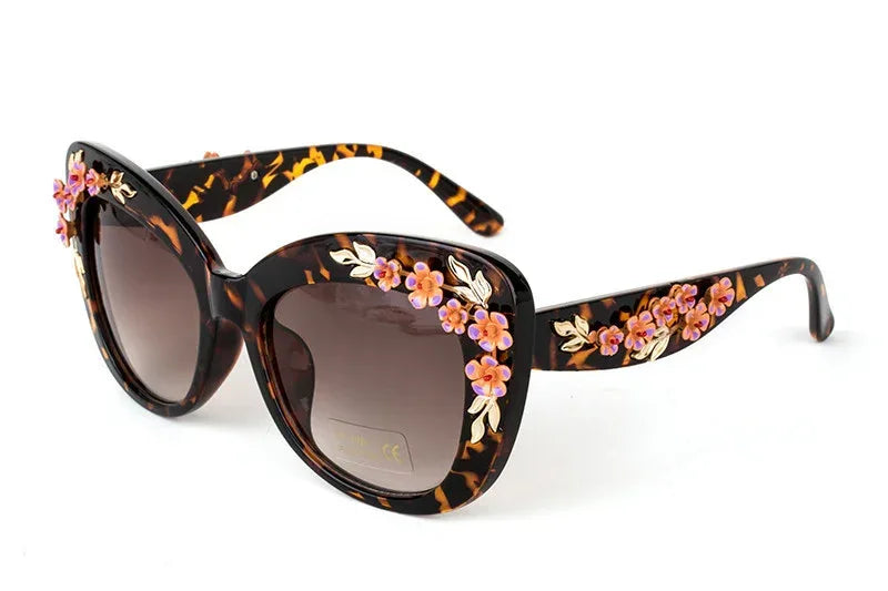 Women Sunglasses Flower - Viexta