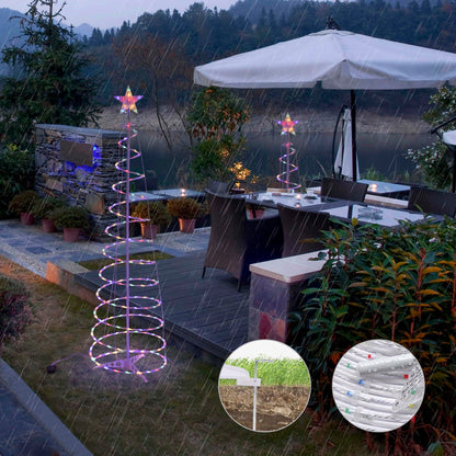 LED Spiral Christmas Tree Light