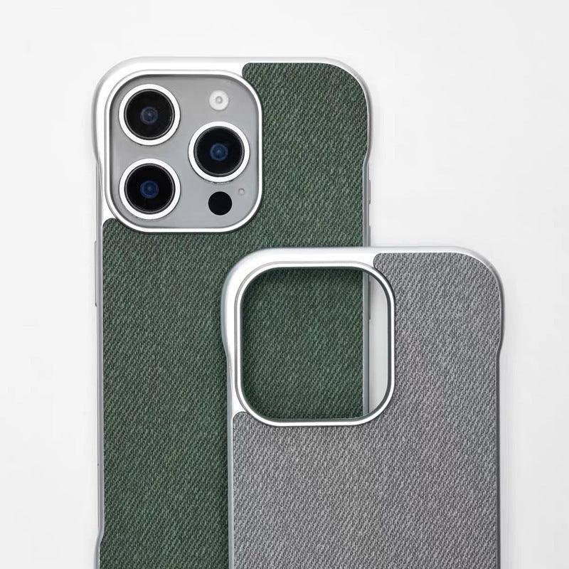 Hemp Leather Pattern Without Border iPhone Case - Viexta