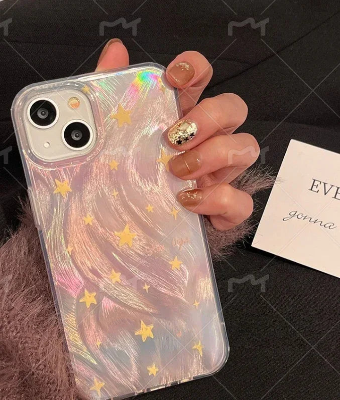 Ins Laser Gradient iPhone case - Viexta