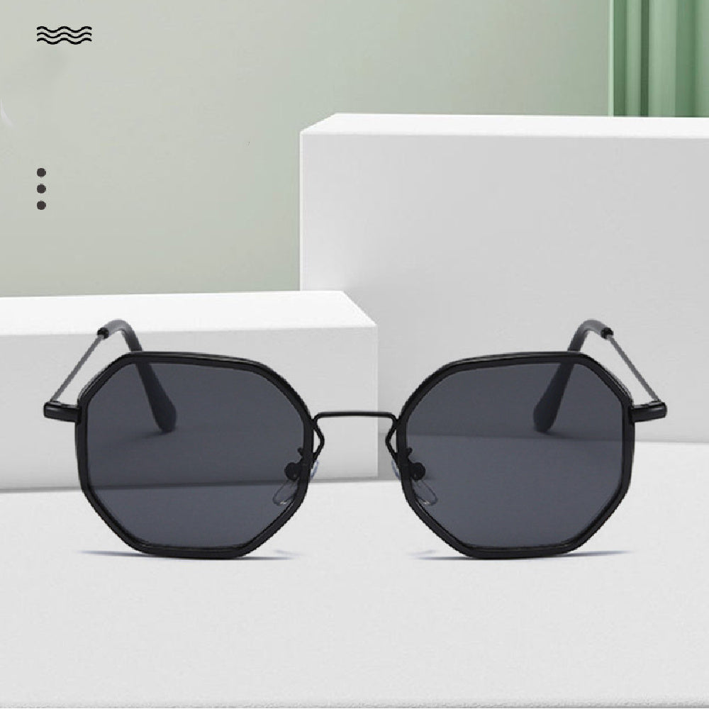 Large Frame Slim Sunglasses