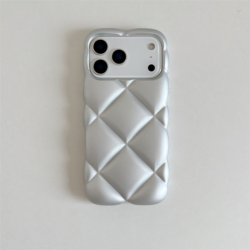 Leather Diamond Patterned Drop-proof iPhone Case