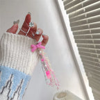 Double-layer Printed Feather Yarn Love Fireworks iPhone Case - Viexta