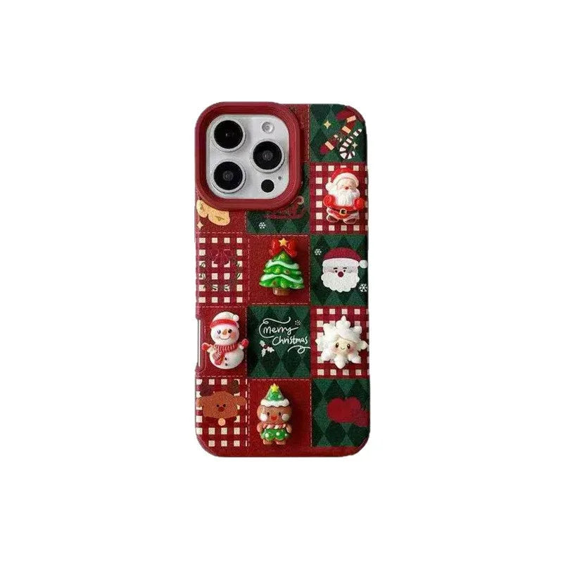 Cortex 3D Santa Claus iPhone Case With Full-body Drop Protection - Viexta