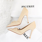 womens-slim-shallow-pointed-bow-high-heels