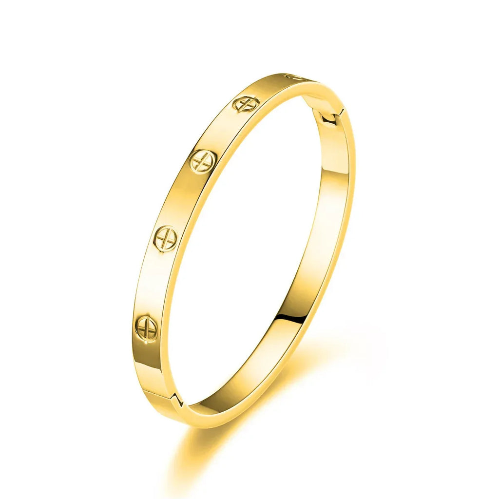 Stainless Steel Cross Nail Bracelet - Viexta