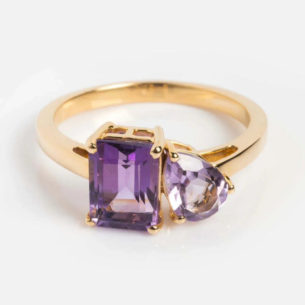 18k Multi-Color Zircon Ring - Viexta