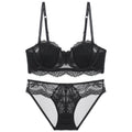 french-lace-lingerie-womens-half-cup-strapless-non-slip-backless-bra - Viexta