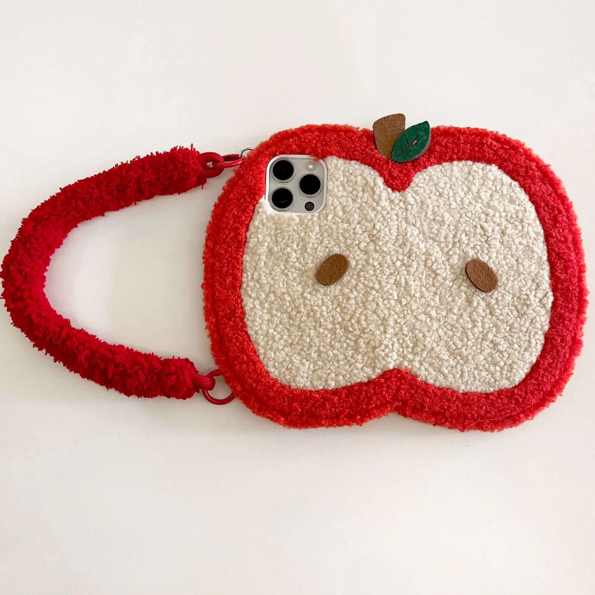 Fluffy Cute Flip-top Handbag iPhone Case - Viexta