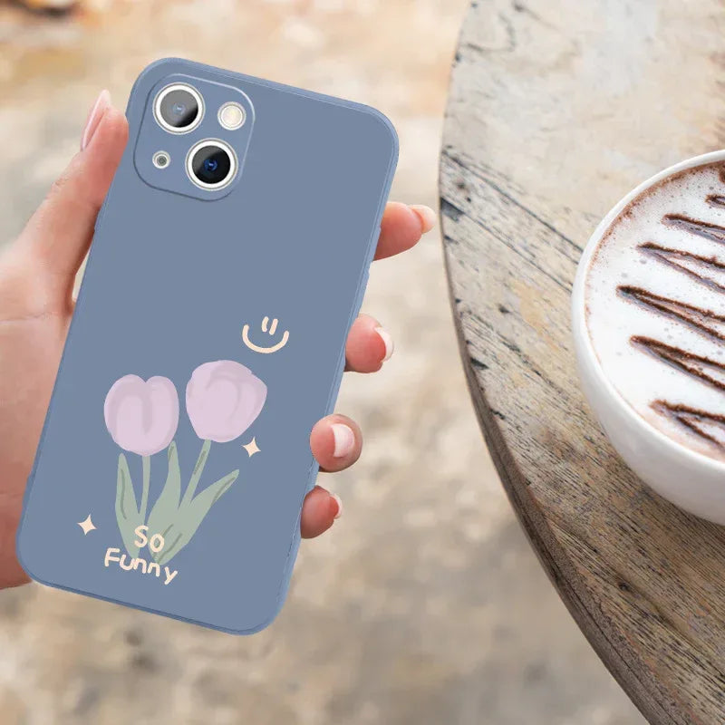 Tulip Silicone iPhone Case - Viexta