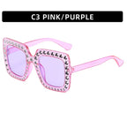 large-square-frame-with-rhinestones-sunglasses - Viexta