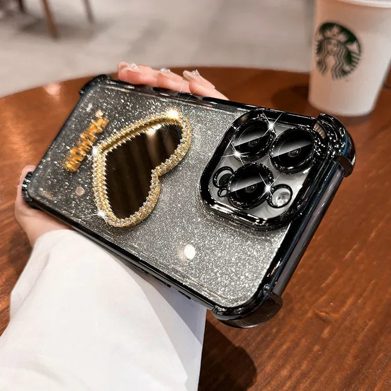 Drop-resistant Mirror Luxury iPhone case - Viexta