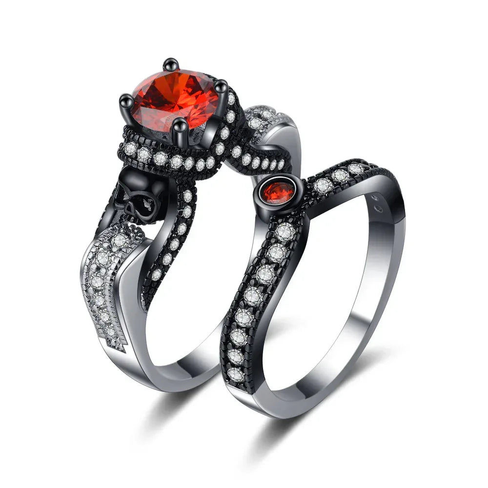 couple-personalized-retro-style-ring - Viexta