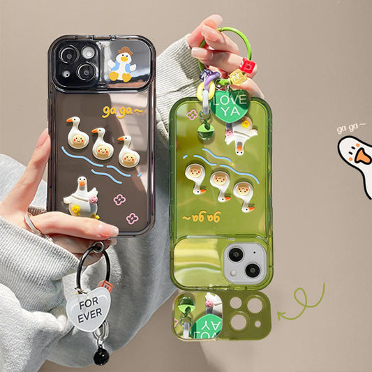 Duck Flip Mirror iPhone Case