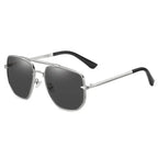 Men's Double Bridge Gradient Cut Sunglasses - Viexta