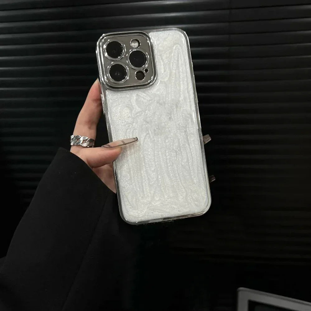 Cement Gray Mirror iPhone Case - Viexta