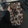Premium Patterned Frosted Silver iPhone Case - Viexta