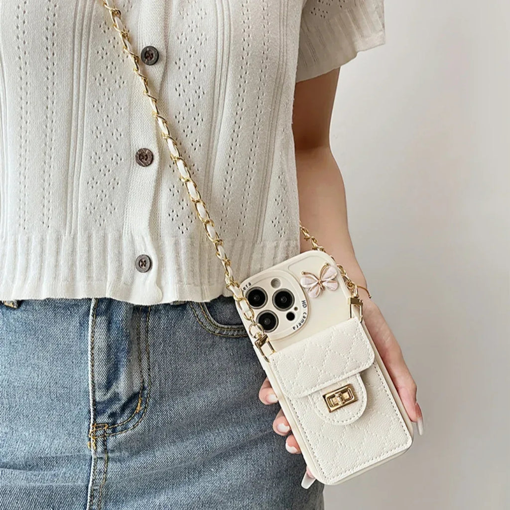 Butterfly Card Silicone iPhone Case - Viexta