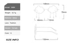 Party Funny Rainy Rimless Sunglasses - Viexta