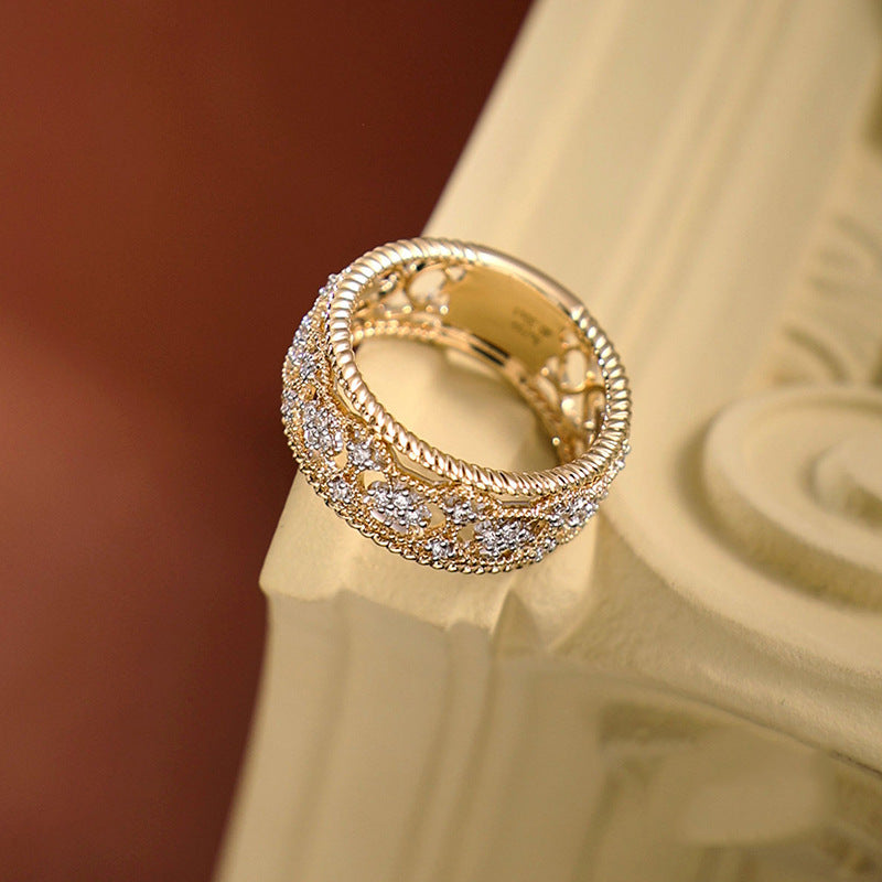 Carved Gold Vintage Ring