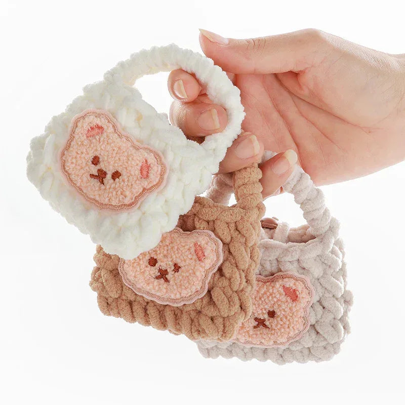 Wool White Cute Earphone Case - Viexta