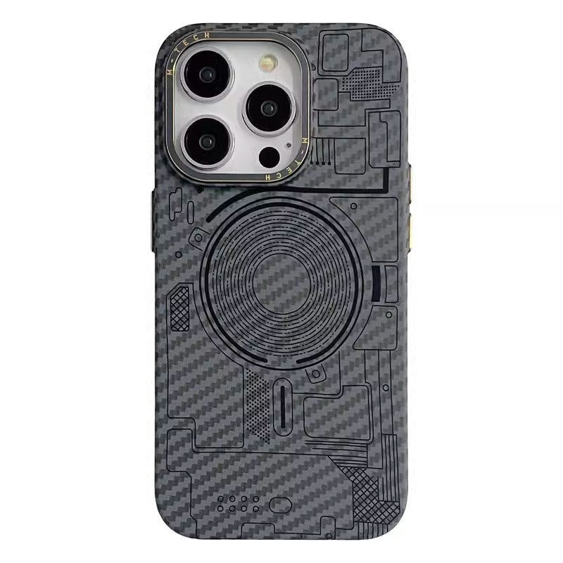 High-grade Carbon Fiber Grain Magnetic iPhone case