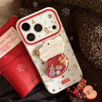 Christmas Stocking Shaker Stand iPhone Case