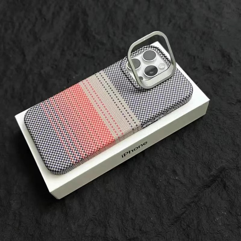 Kevlar Magnetic Carbon Fiber Pattern iPhone case