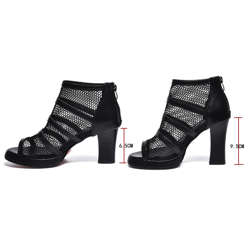 Mesh Women's High Boots