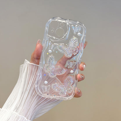 Three-dimensional Butterfly Drop-resistant Epoxy iPhone Case